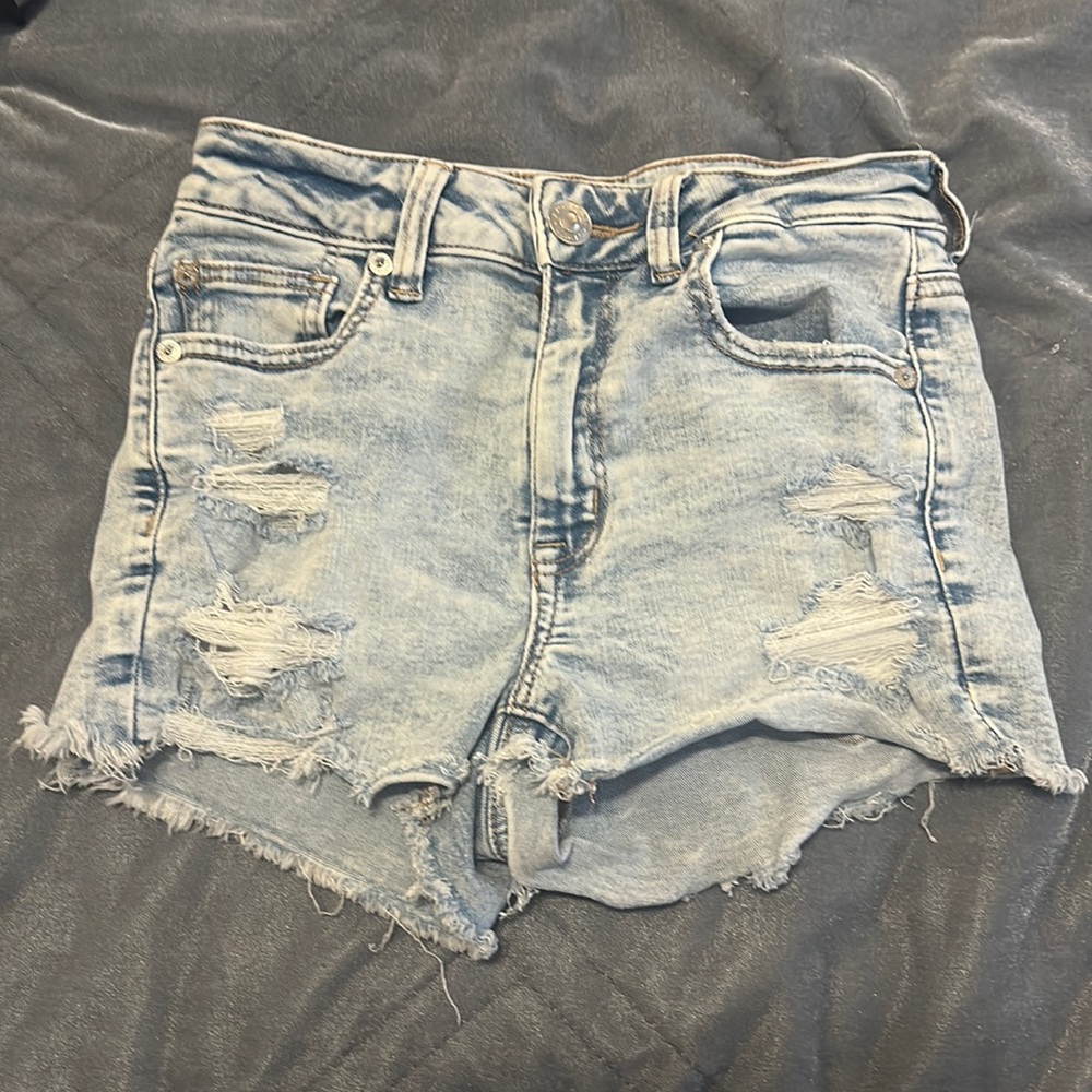 American eagle ripped jean shorts.
